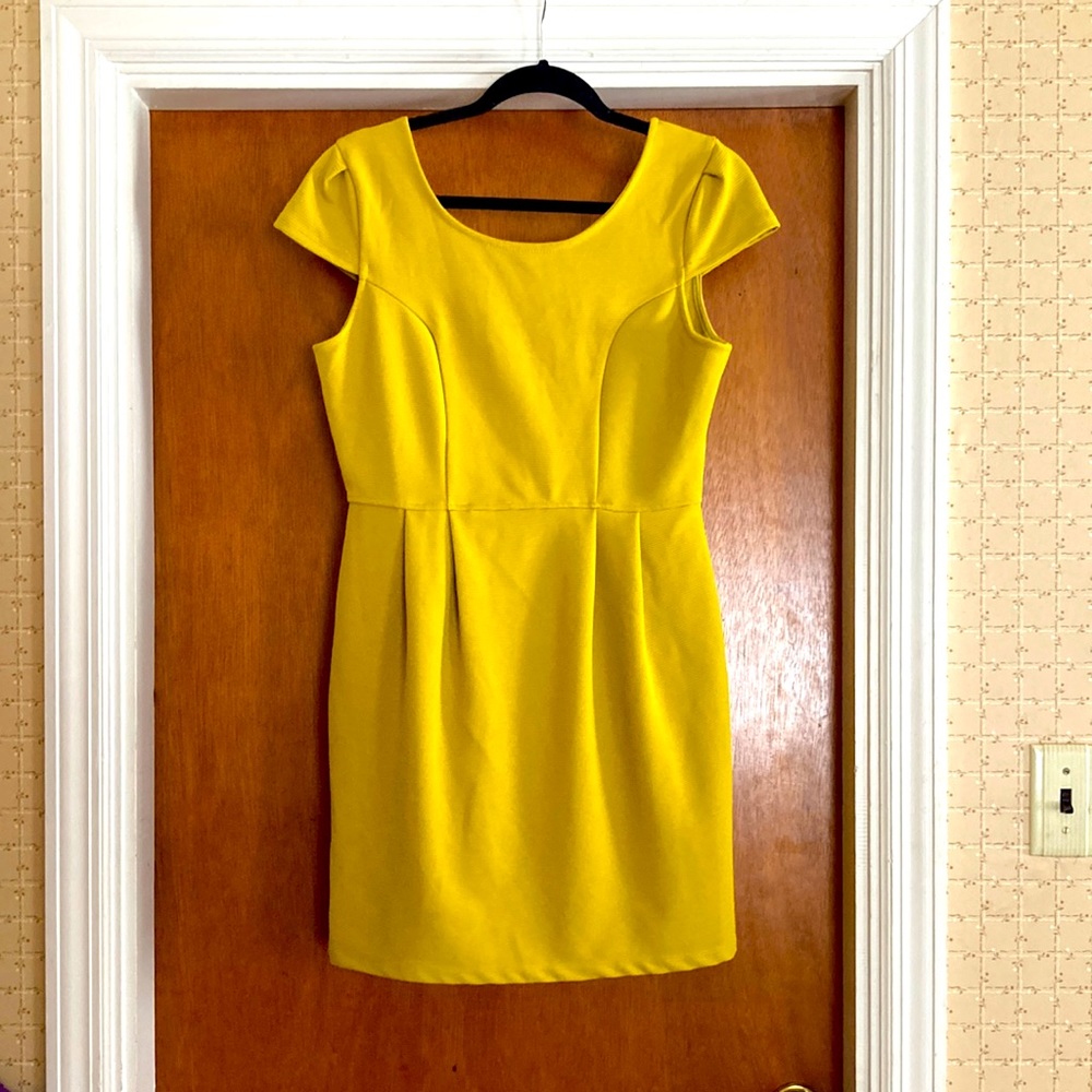 Bar III size M dress. Polyester/spandex. Machine washable. Zips in back.